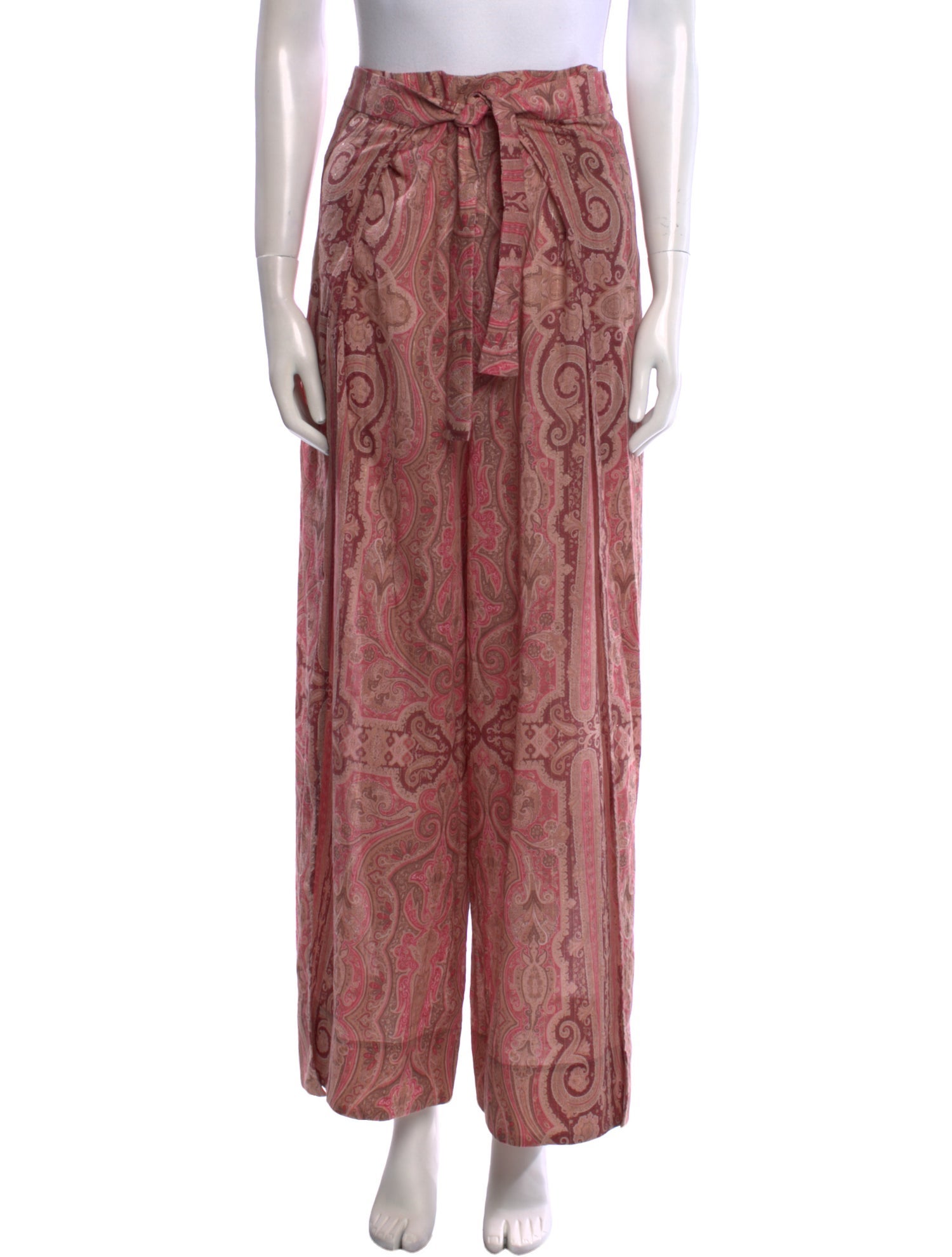 Zimmermann Paisley Print Wide Leg Pants