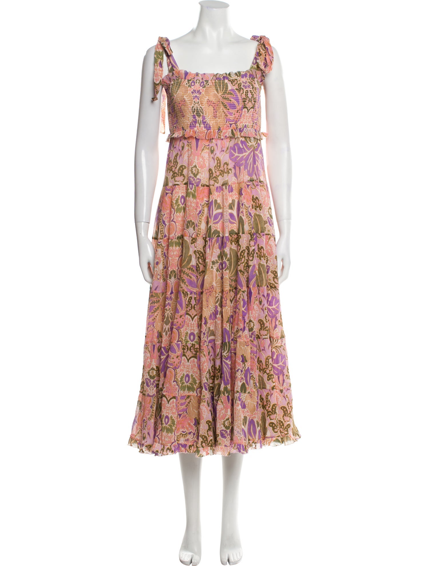 Zimmermann Floral Print Long Dress