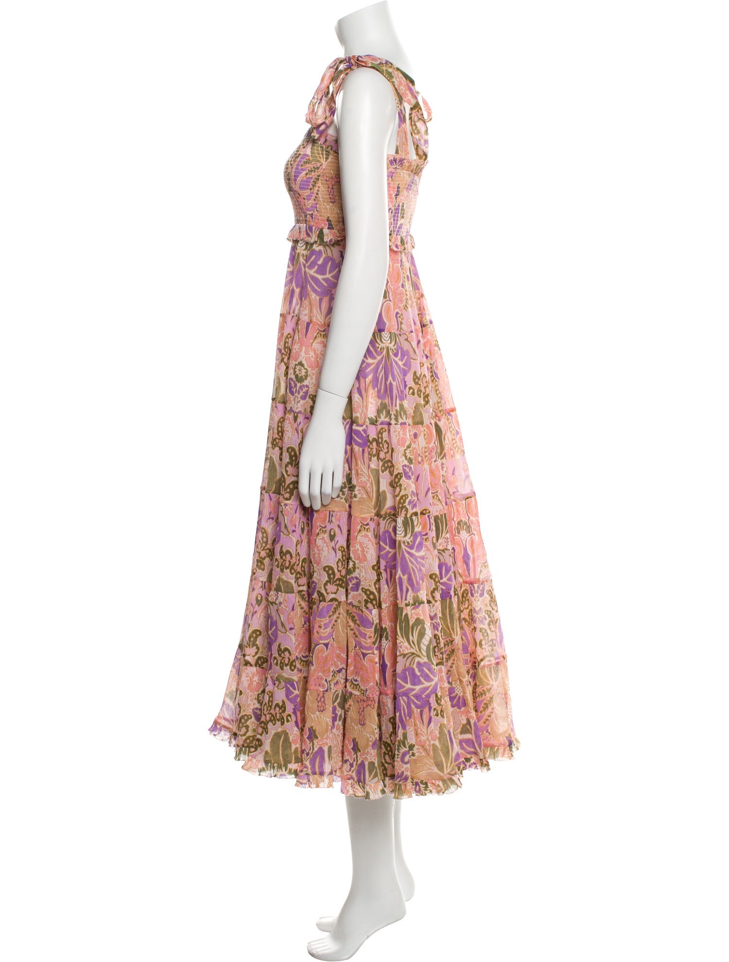Zimmermann Floral Print Long Dress