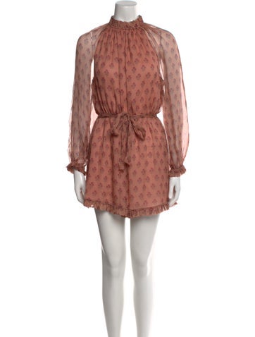 Zimmermann Jumpsuits and Rompers Linen Floral Print Romper S