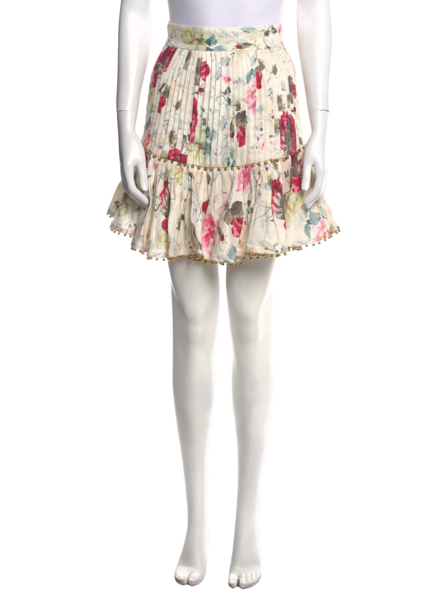 Zimmermann Linen Mini Skirt