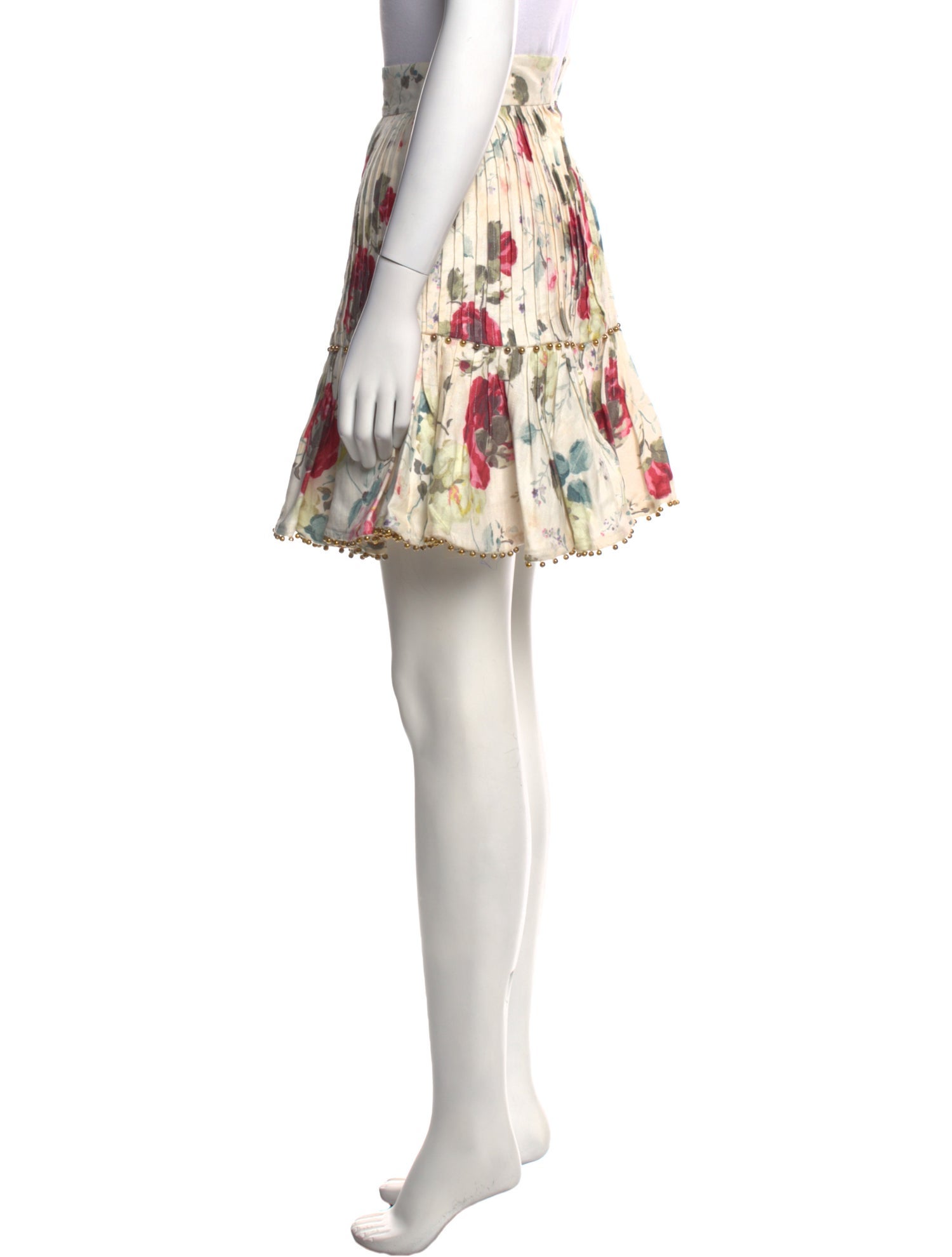 Zimmermann Linen Mini Skirt