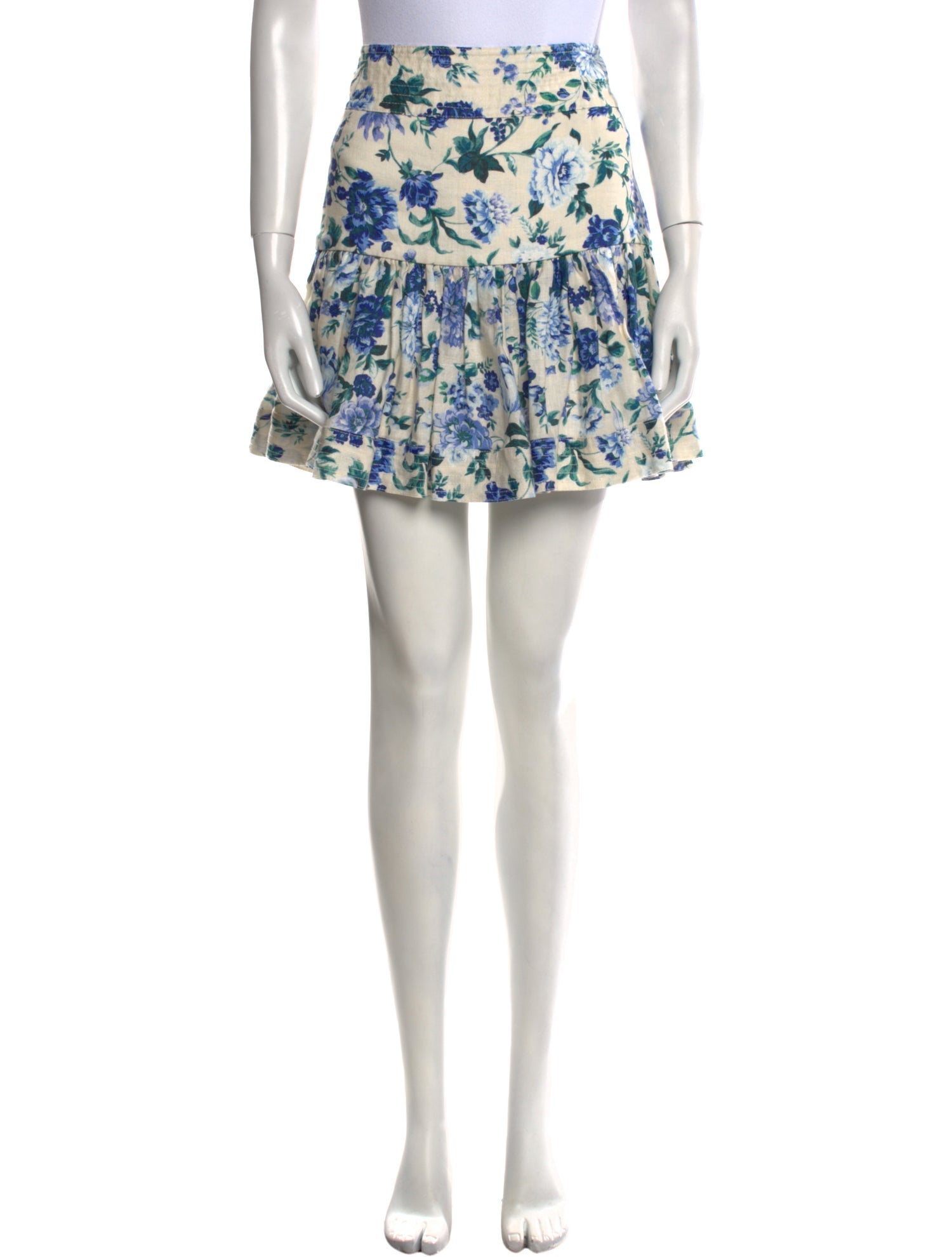 Zimmermann Linen Mini Skirt
