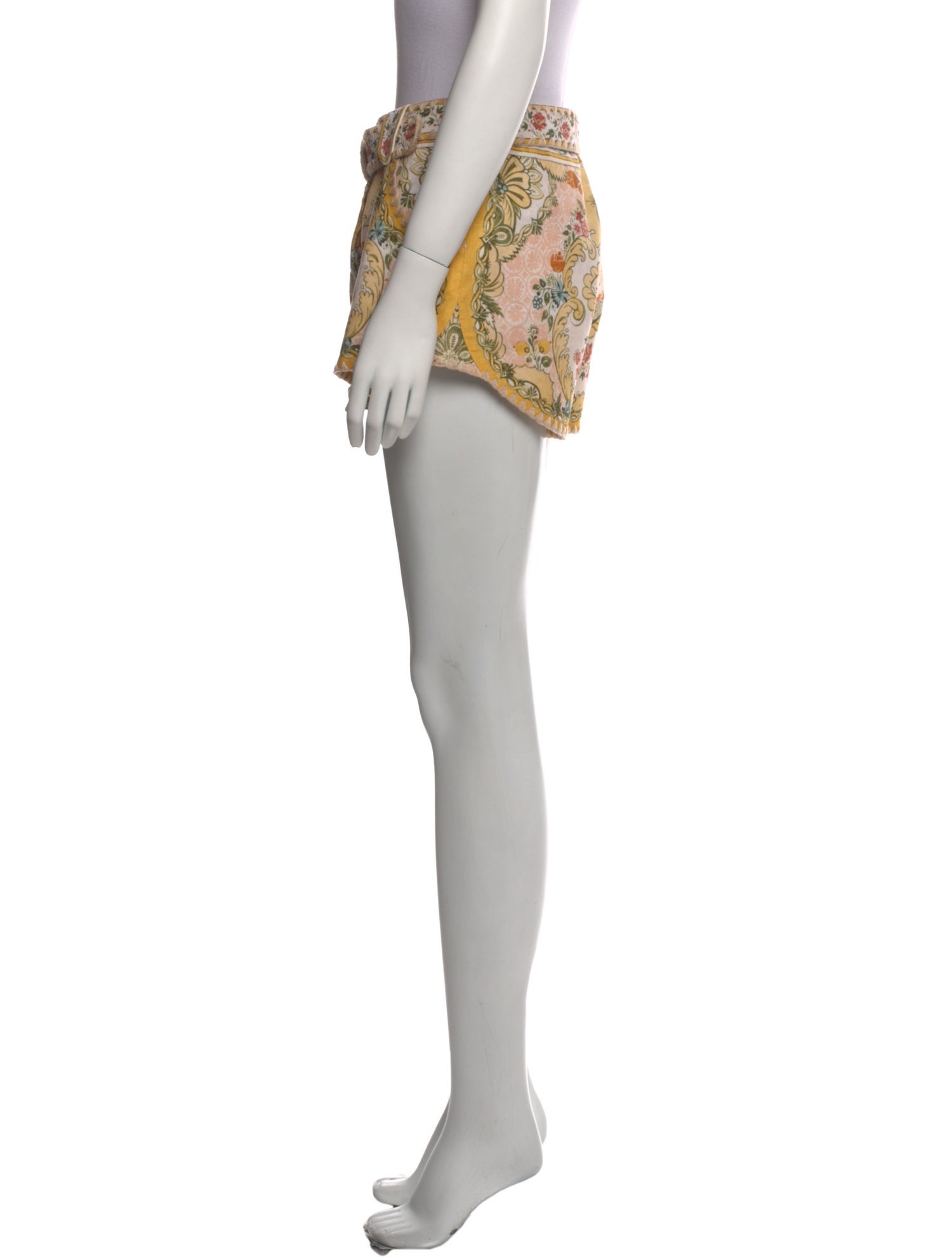 Zimmermann Linen Mini Shorts