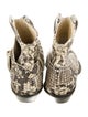 Zimmermann Python Animal Print Western Boots