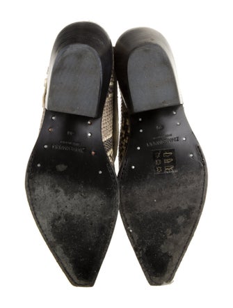 Zimmermann Python Animal Print Western Boots