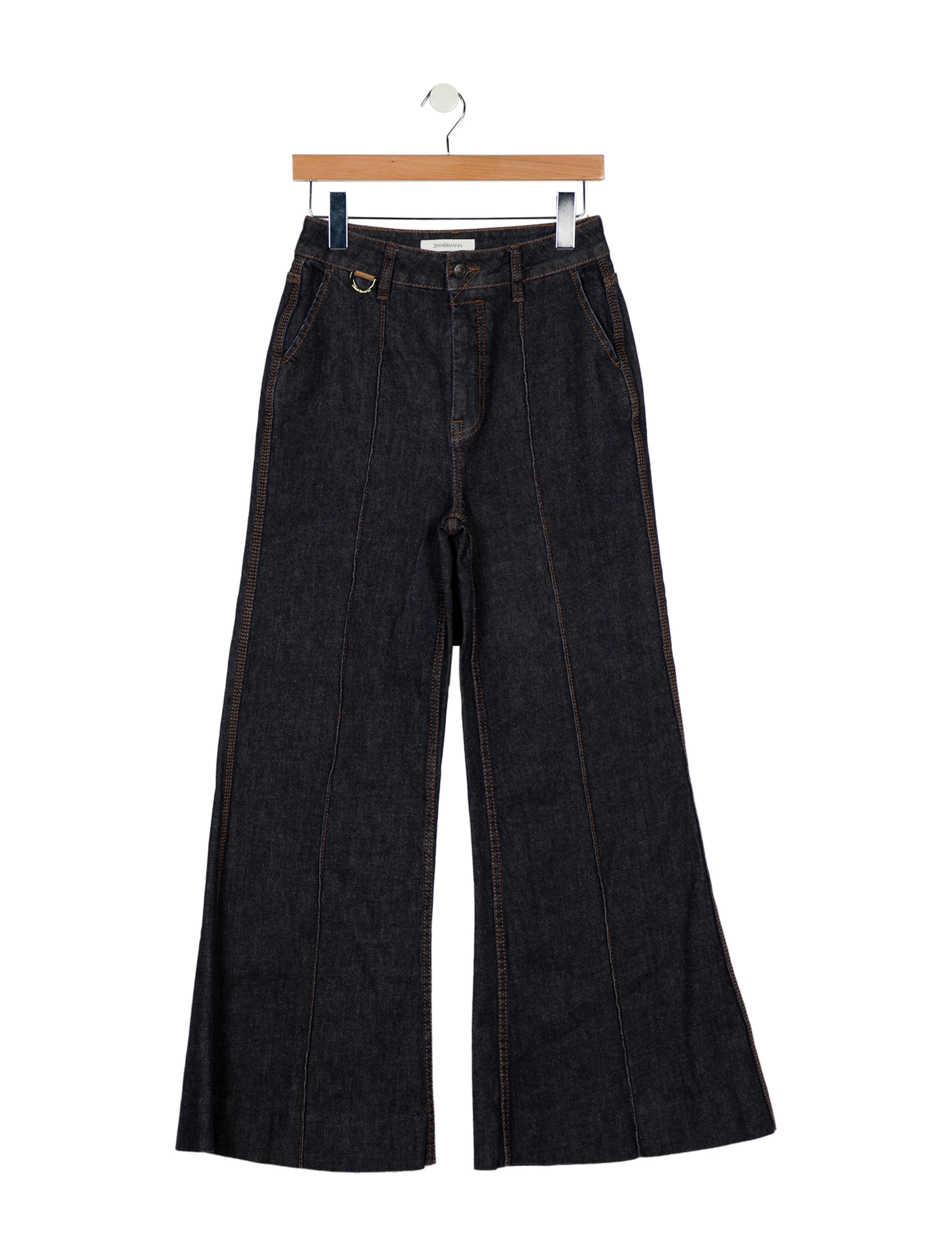 Zimmermann High-Rise Wide Leg Jeans