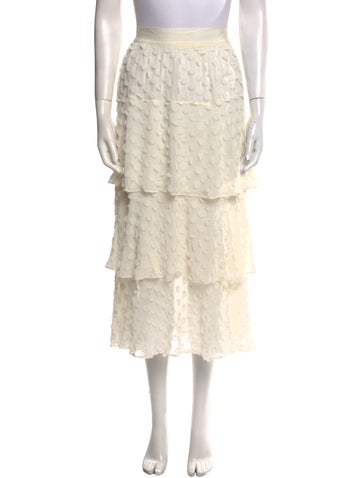 Zimmermann Skirts Lace Pattern Midi Length Skirt M