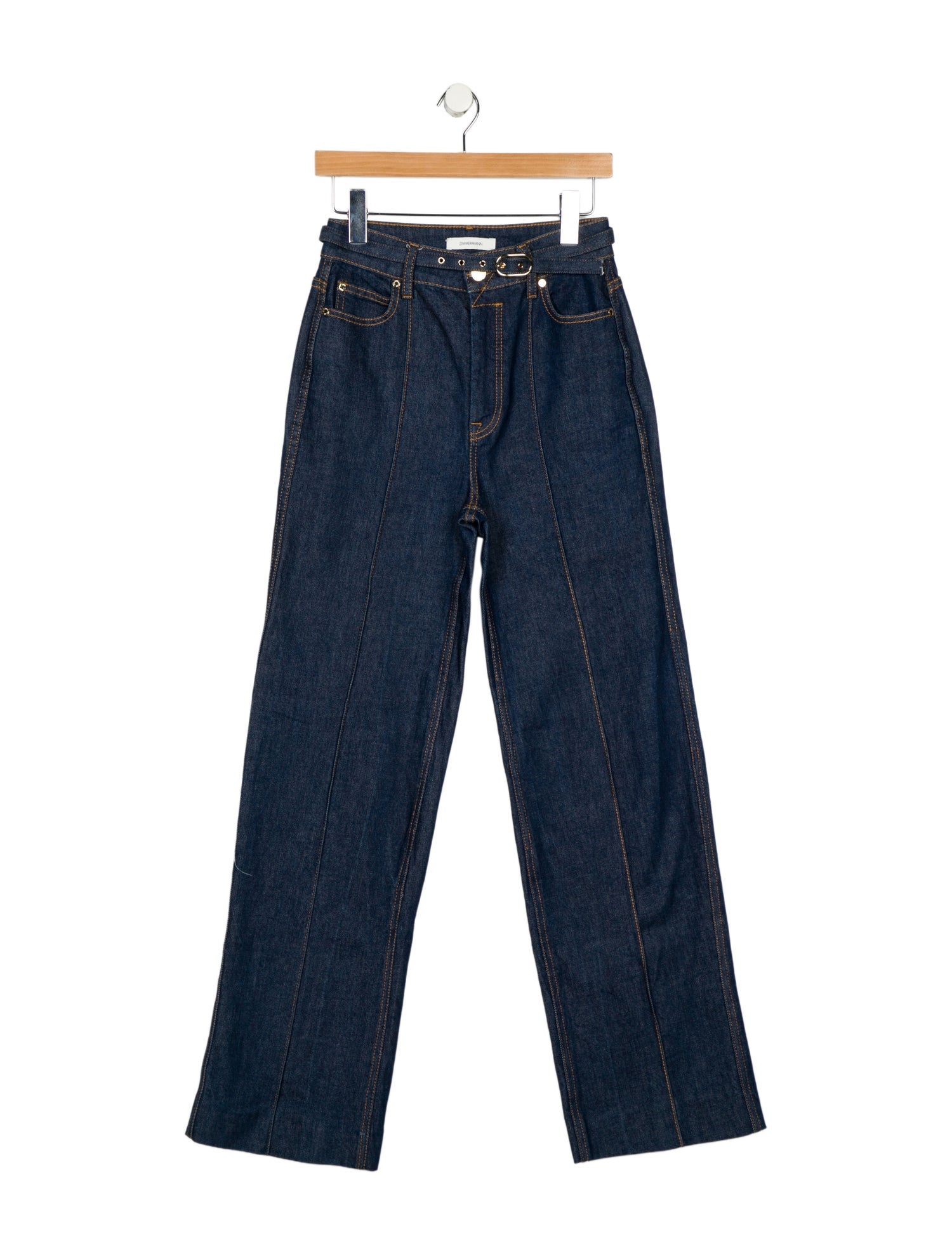 Zimmermann High-Rise Wide Leg Jeans