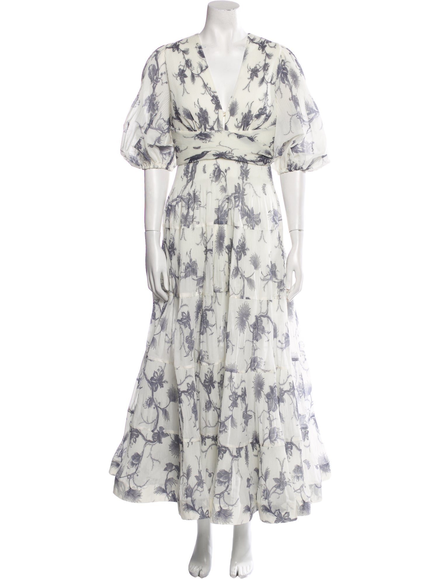 Zimmermann Floral Print Long Dress