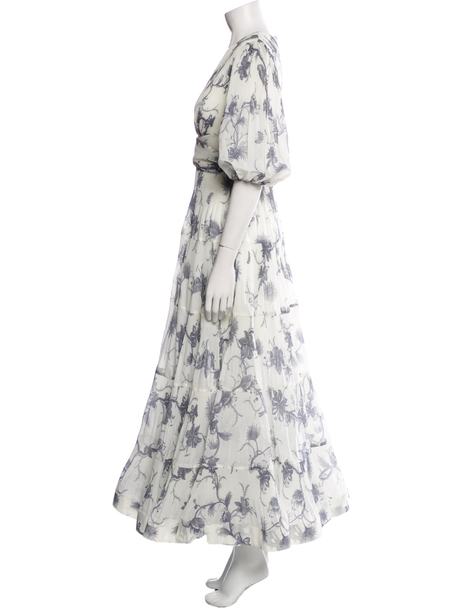Zimmermann Floral Print Long Dress