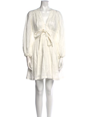 Zimmermann Dresses Linen Mini Dress S