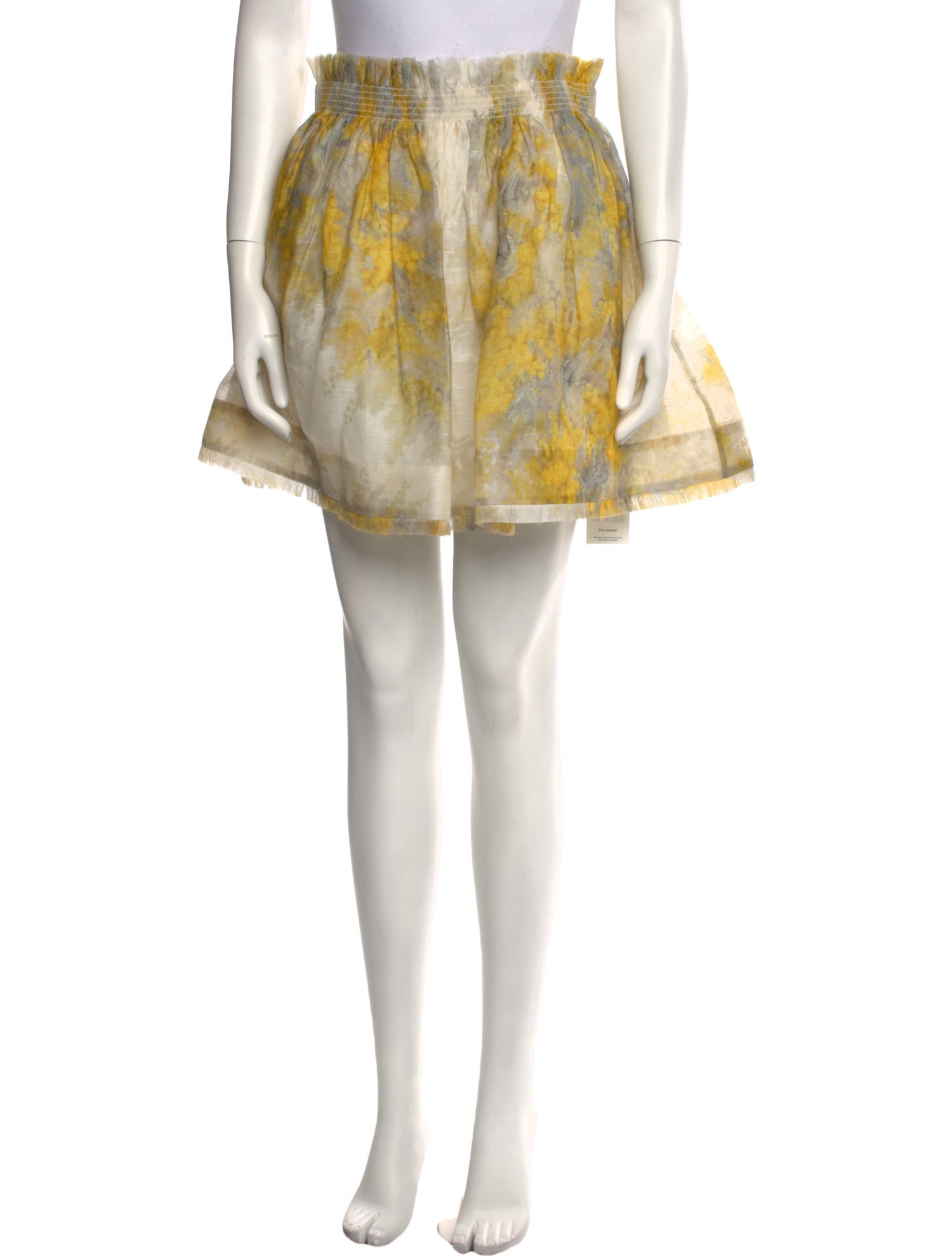 Zimmermann Linen Mini Skirt