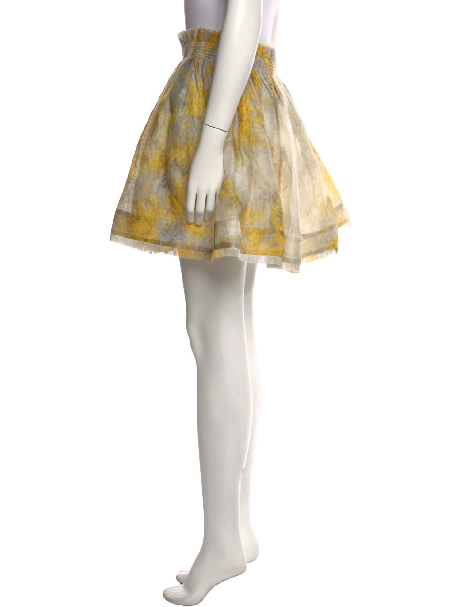 Zimmermann Linen Mini Skirt