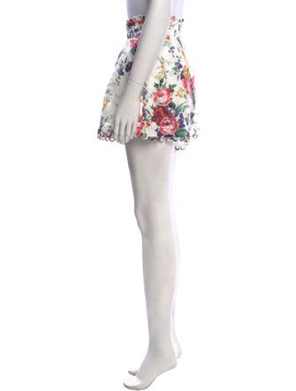Zimmermann Linen Mini Shorts