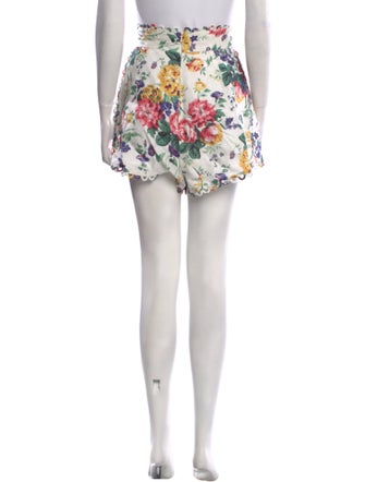 Zimmermann Linen Mini Shorts
