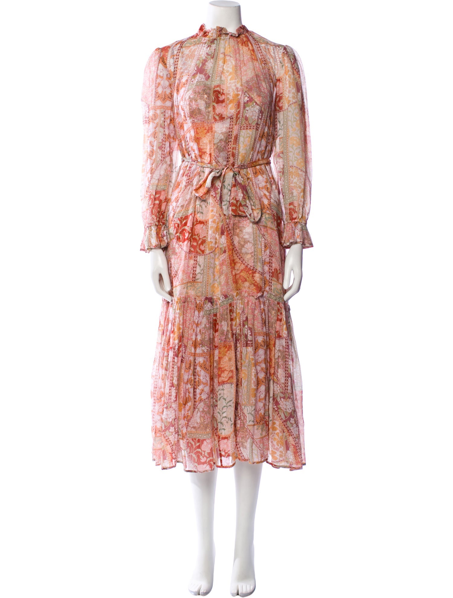 Zimmermann Printed Midi Length Dress
