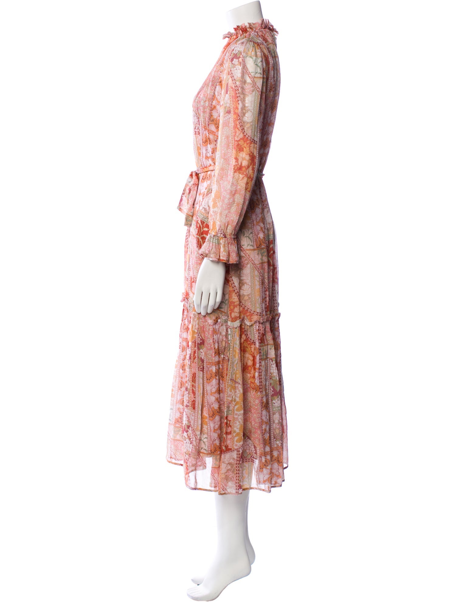 Zimmermann Printed Midi Length Dress