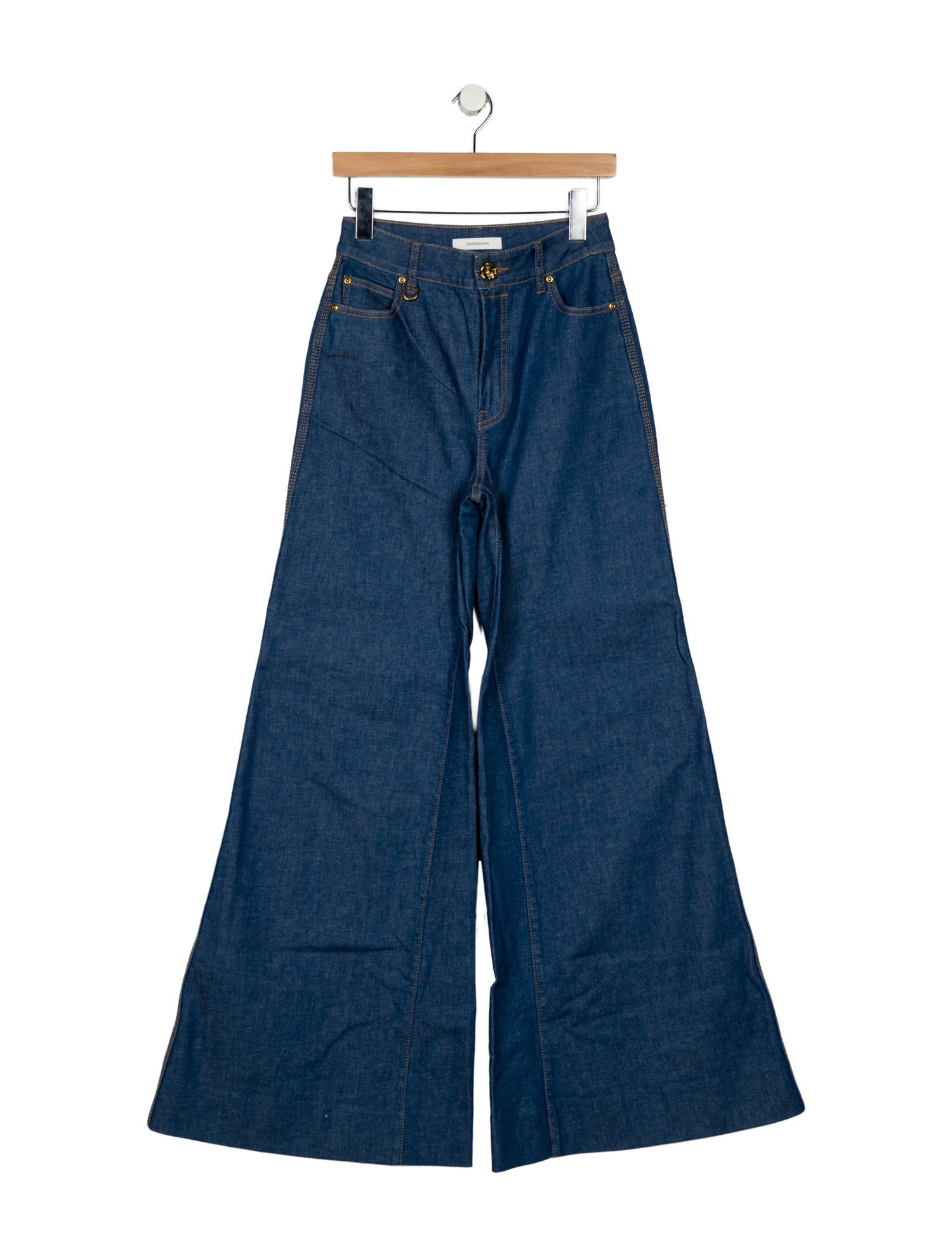 Zimmermann High-Rise Wide Leg Jeans