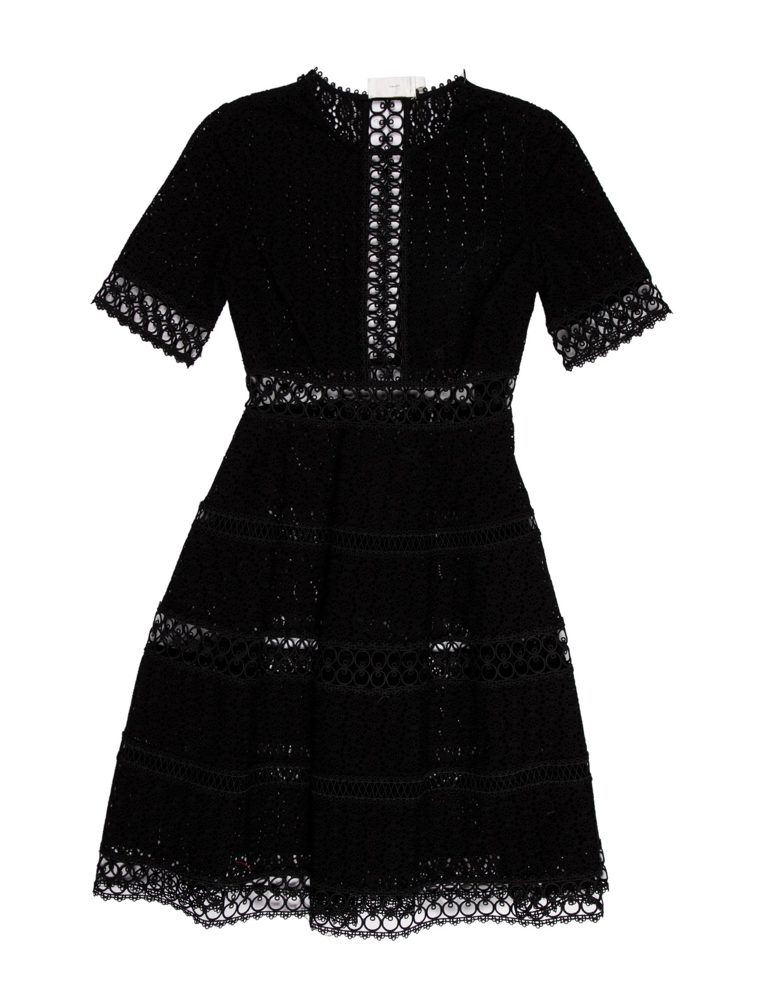 Zimmermann Mock Neck Mini Dress