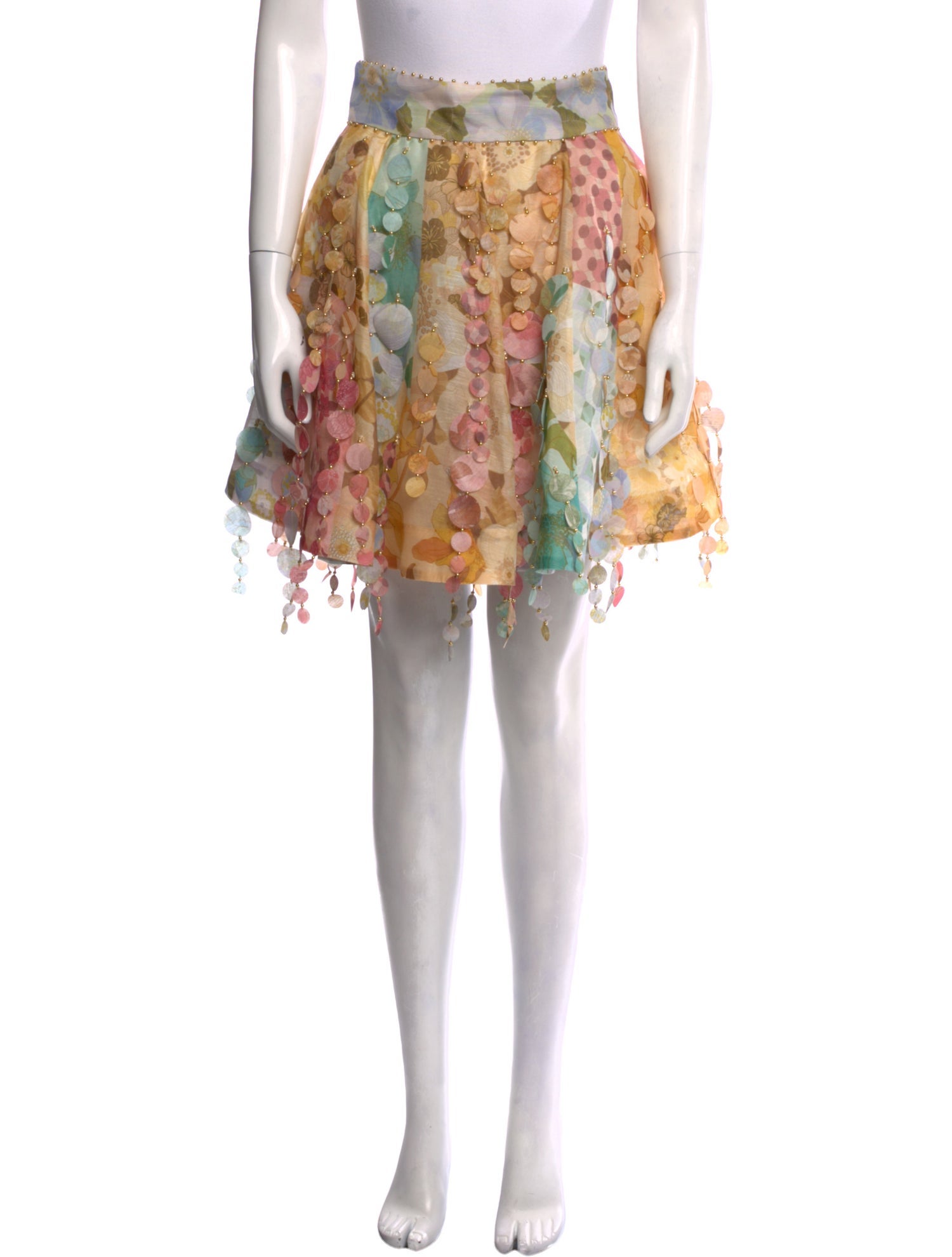 Zimmermann Linen Mini Skirt