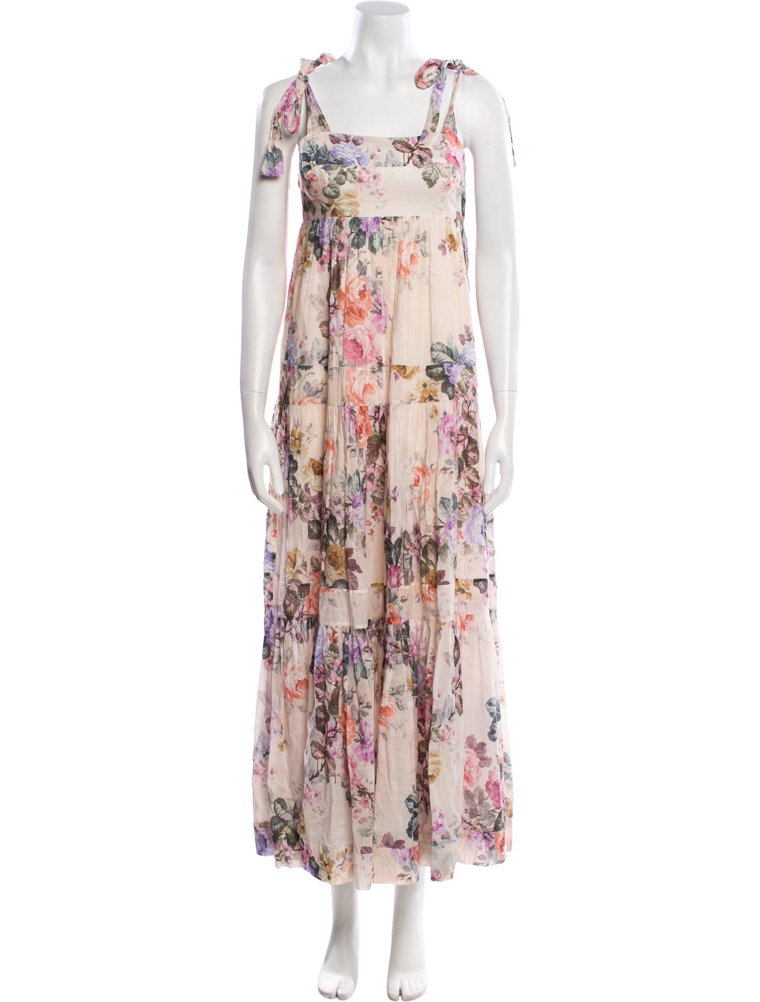 Zimmermann Floral Print Long Dress