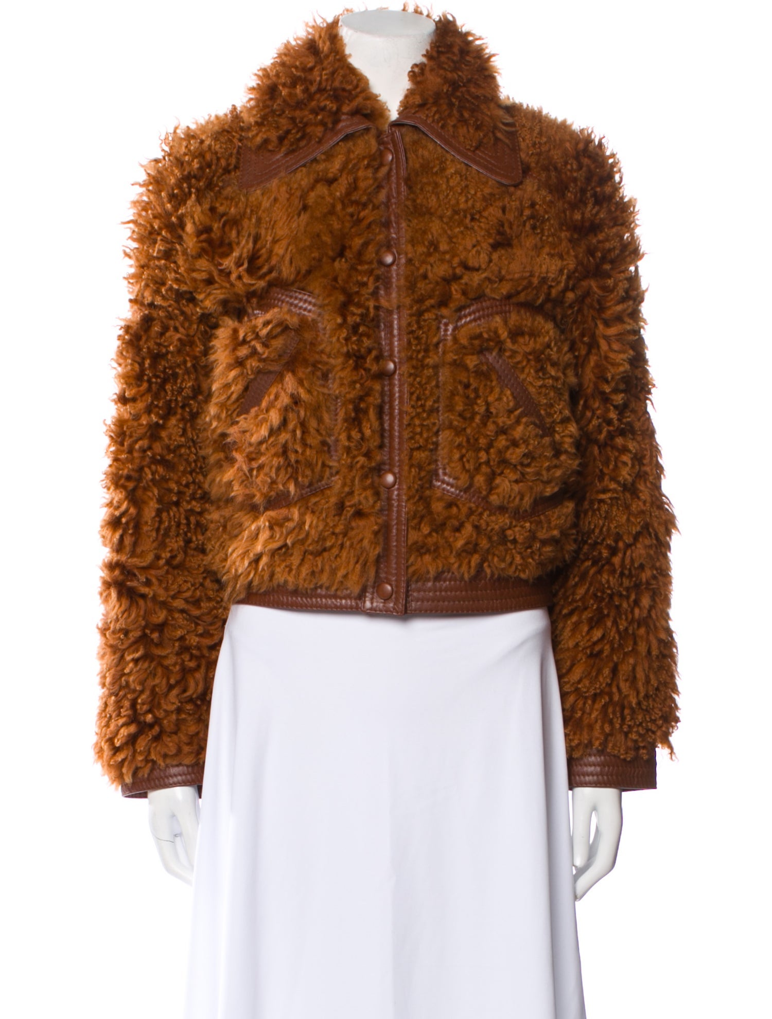 Zimmermann Shearling Faux Fur Jacket