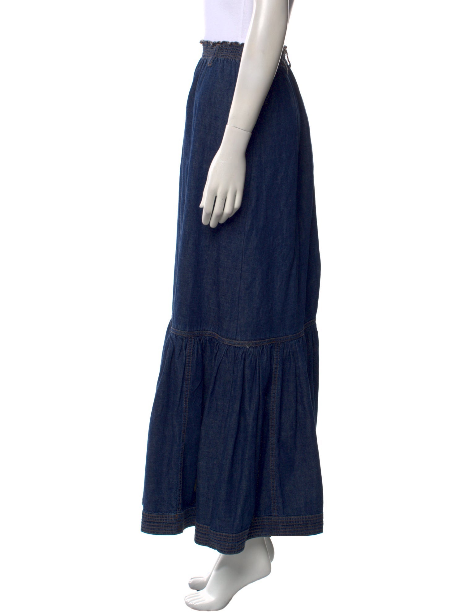 Zimmermann Embroidered Accent Long Skirt