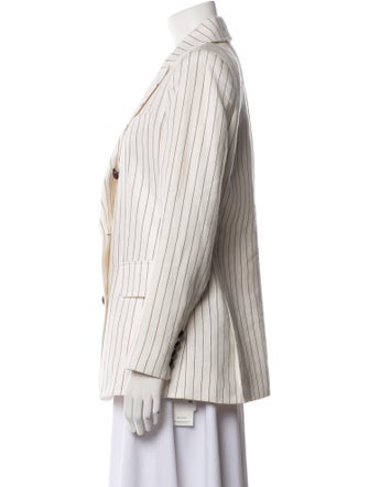 Zimmermann Linen Striped Blazer
