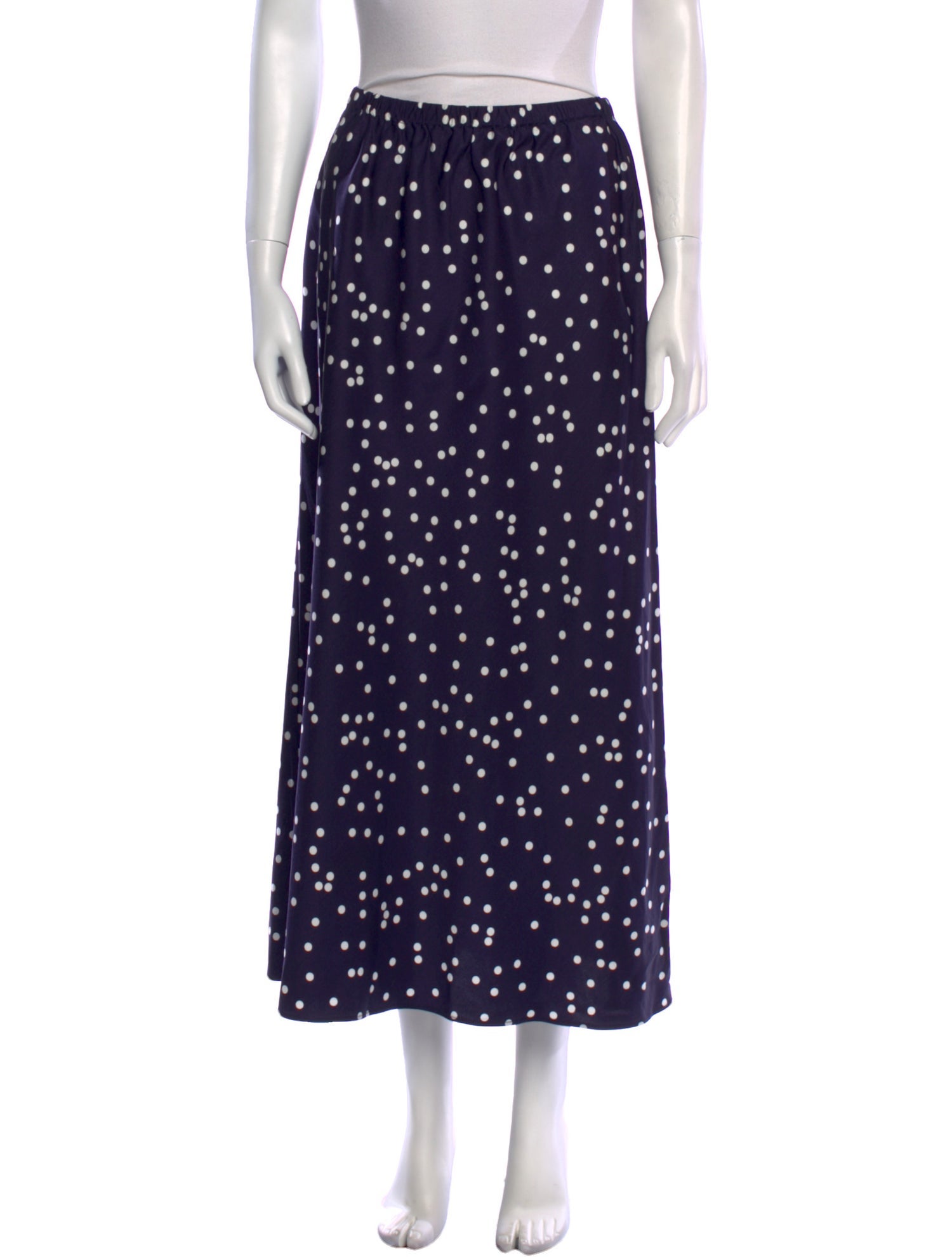 Zimmermann Polka Dot Print Midi Length Skirt
