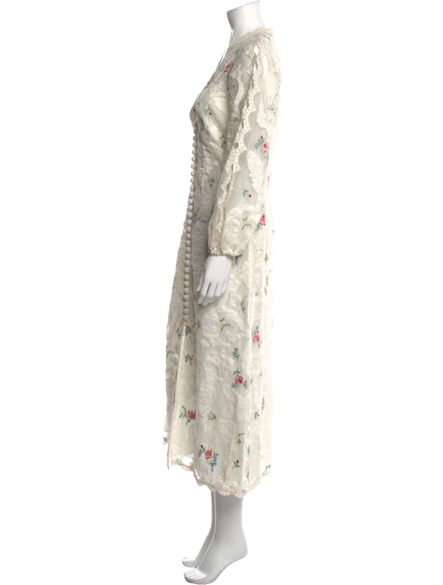 Zimmermann Floral Print Long Dress
