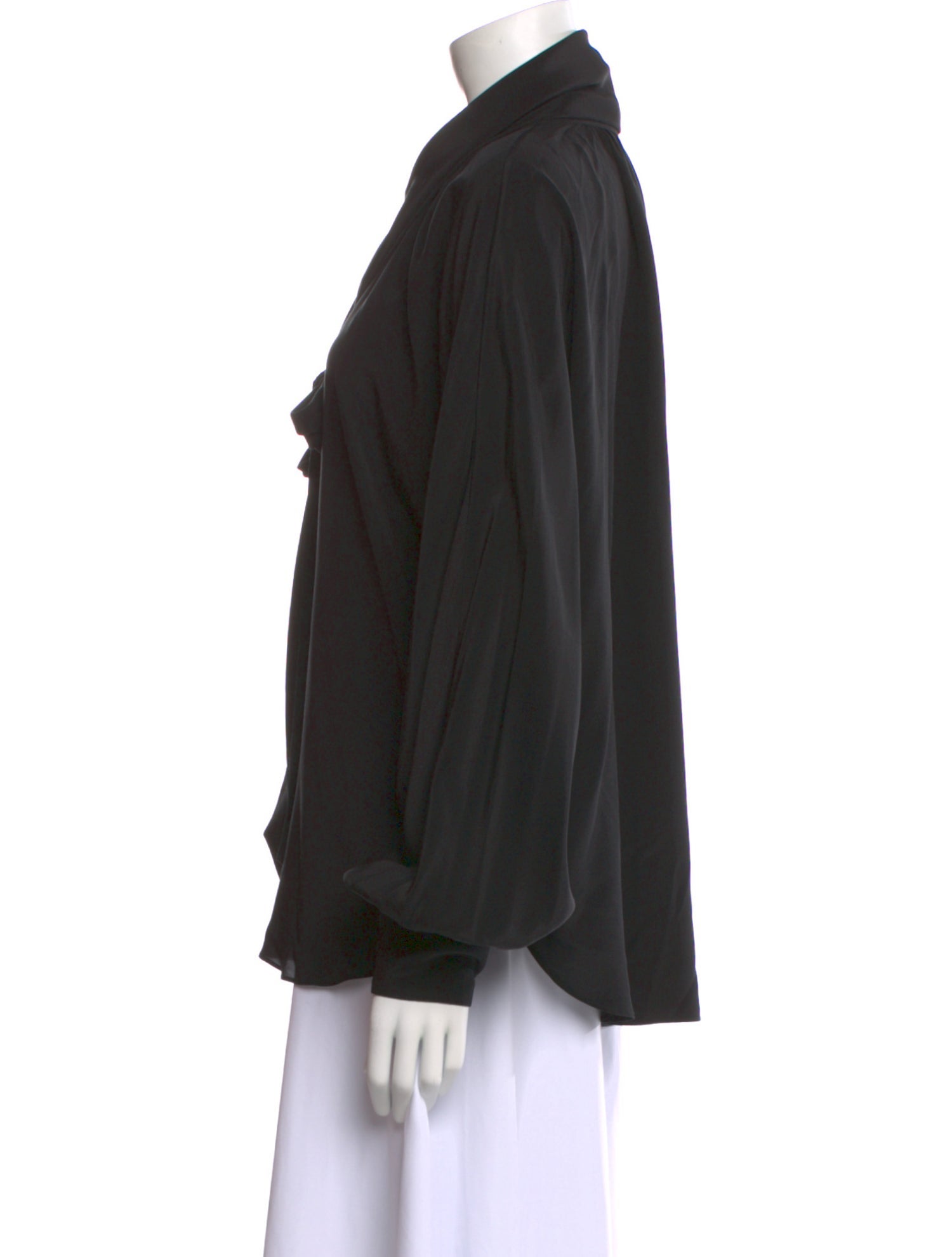 Zimmermann Silk Mock Neck Blouse
