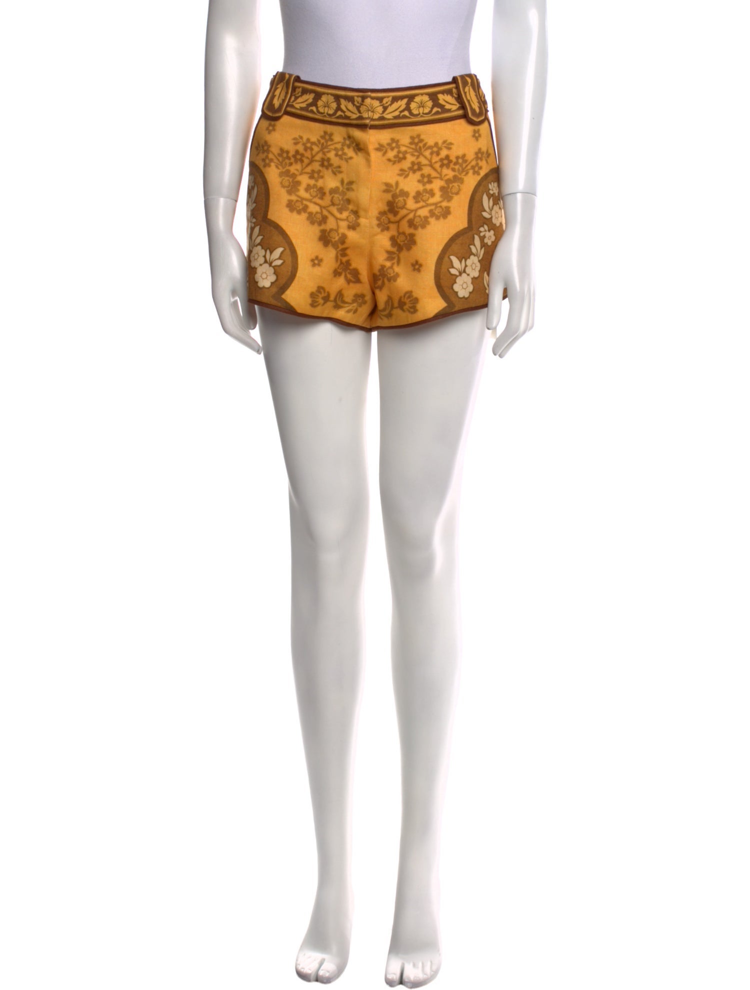 Zimmermann Linen Mini Shorts