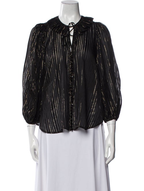 Zimmermann Silk Striped Blouse