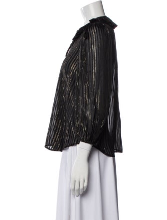 Zimmermann Silk Striped Blouse