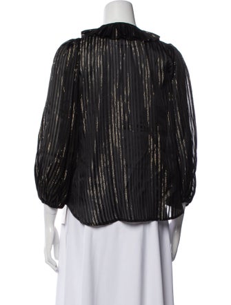 Zimmermann Silk Striped Blouse