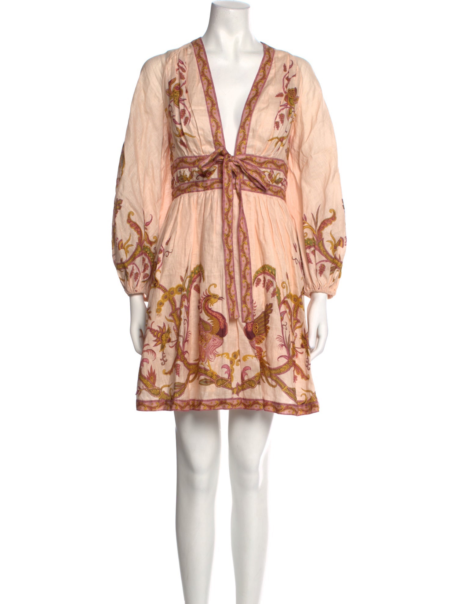 Zimmermann Linen Mini Dress w/ Tags
