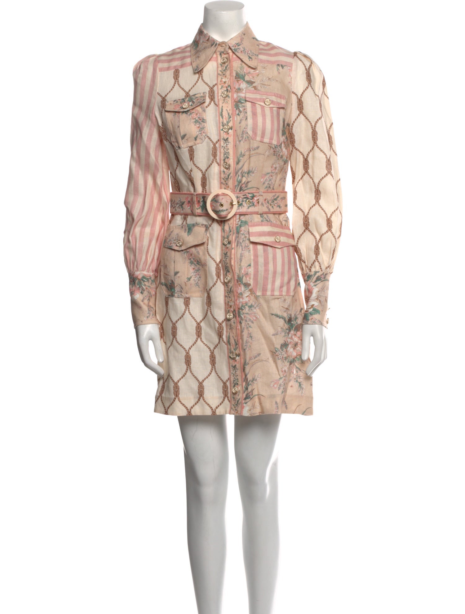 Zimmermann Linen Mini Dress