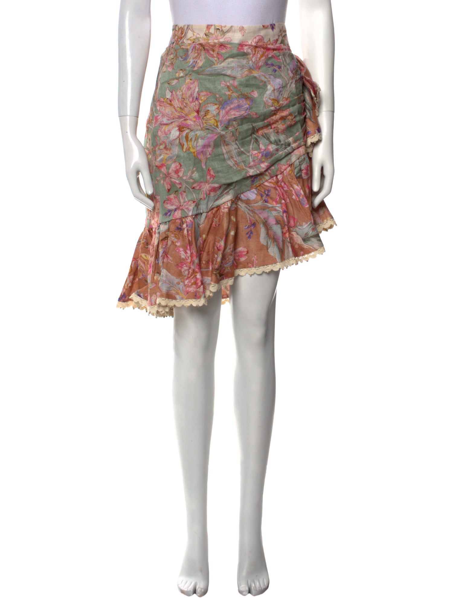 Zimmermann Linen Knee-Length Skirt