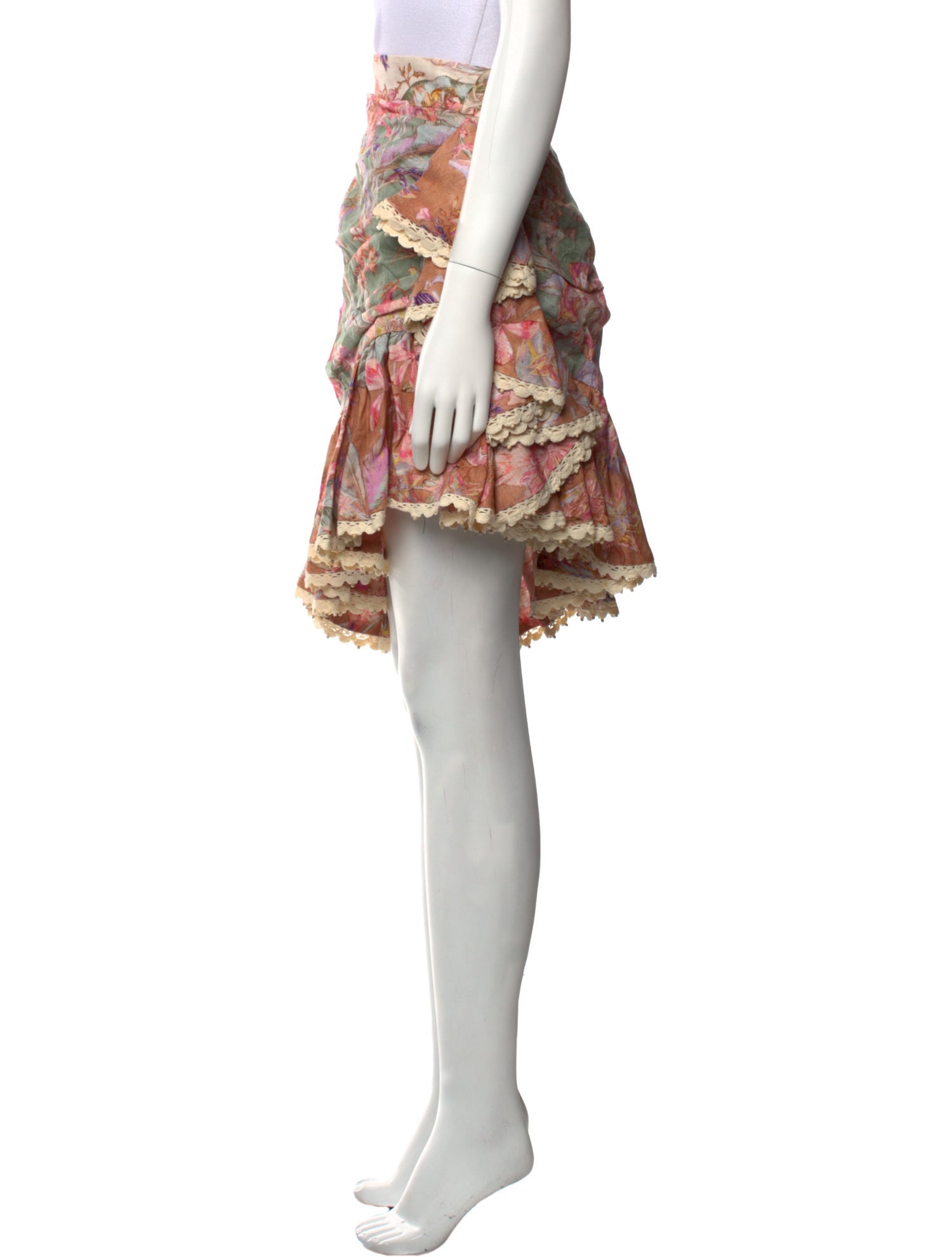 Zimmermann Linen Knee-Length Skirt