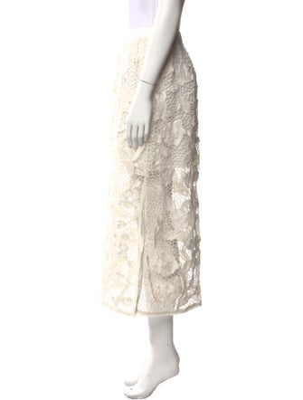 Zimmermann Lace Pattern Midi Length Skirt