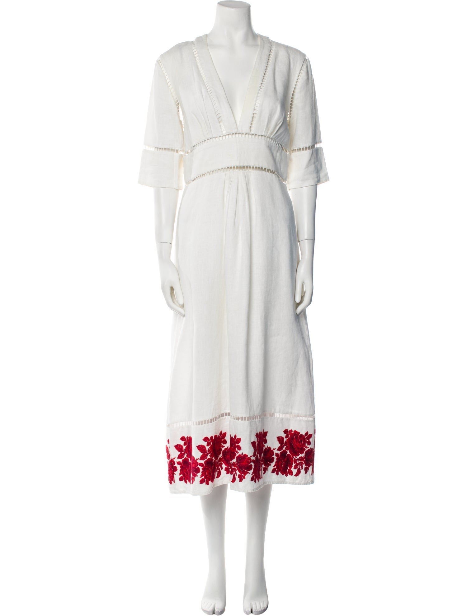 Zimmermann Linen Midi Length Dress