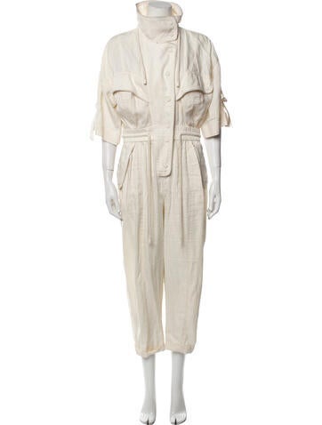 Zimmermann Jumpsuits and Rompers Linen Turtleneck Jumpsuit S