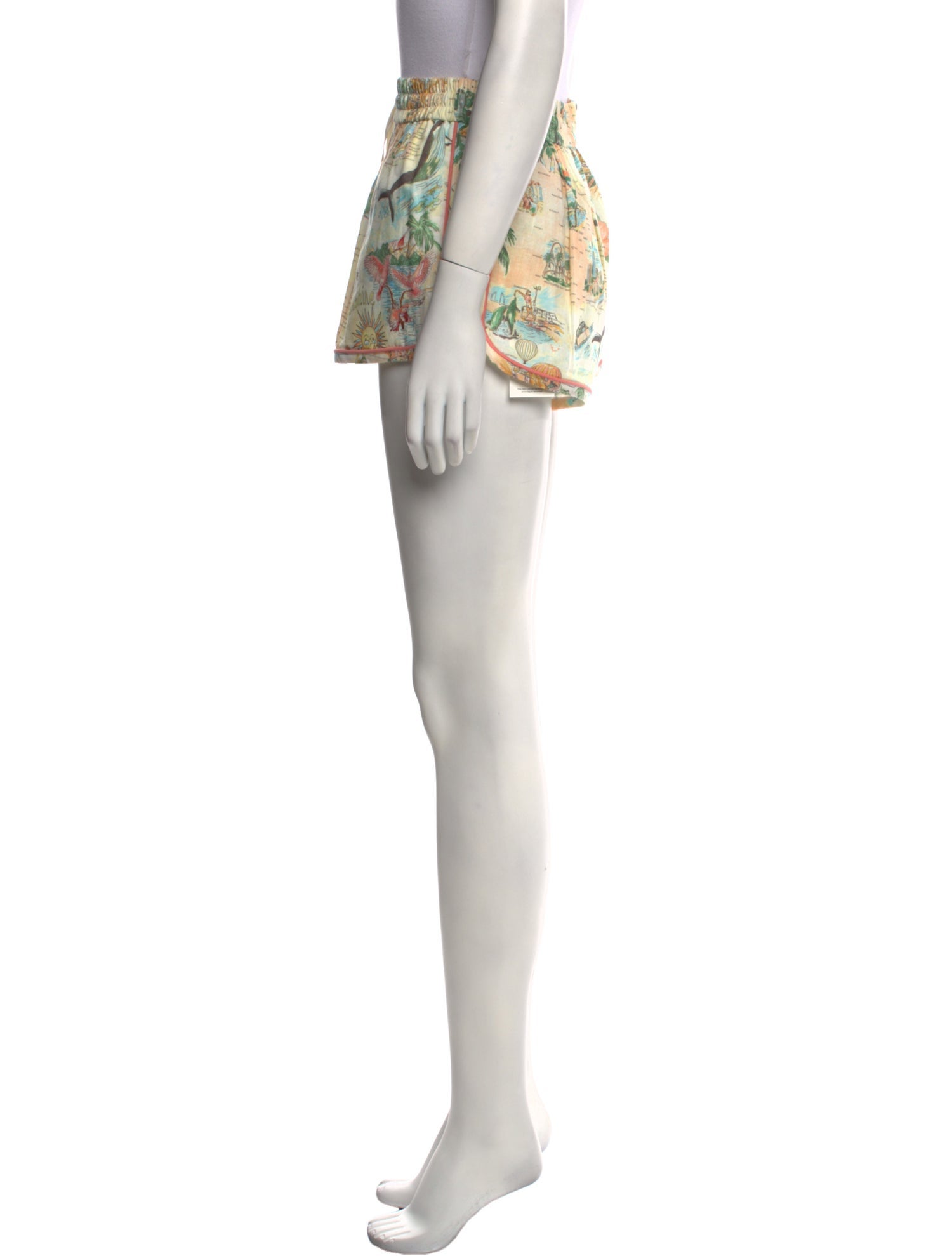 Zimmermann Linen Mini Shorts