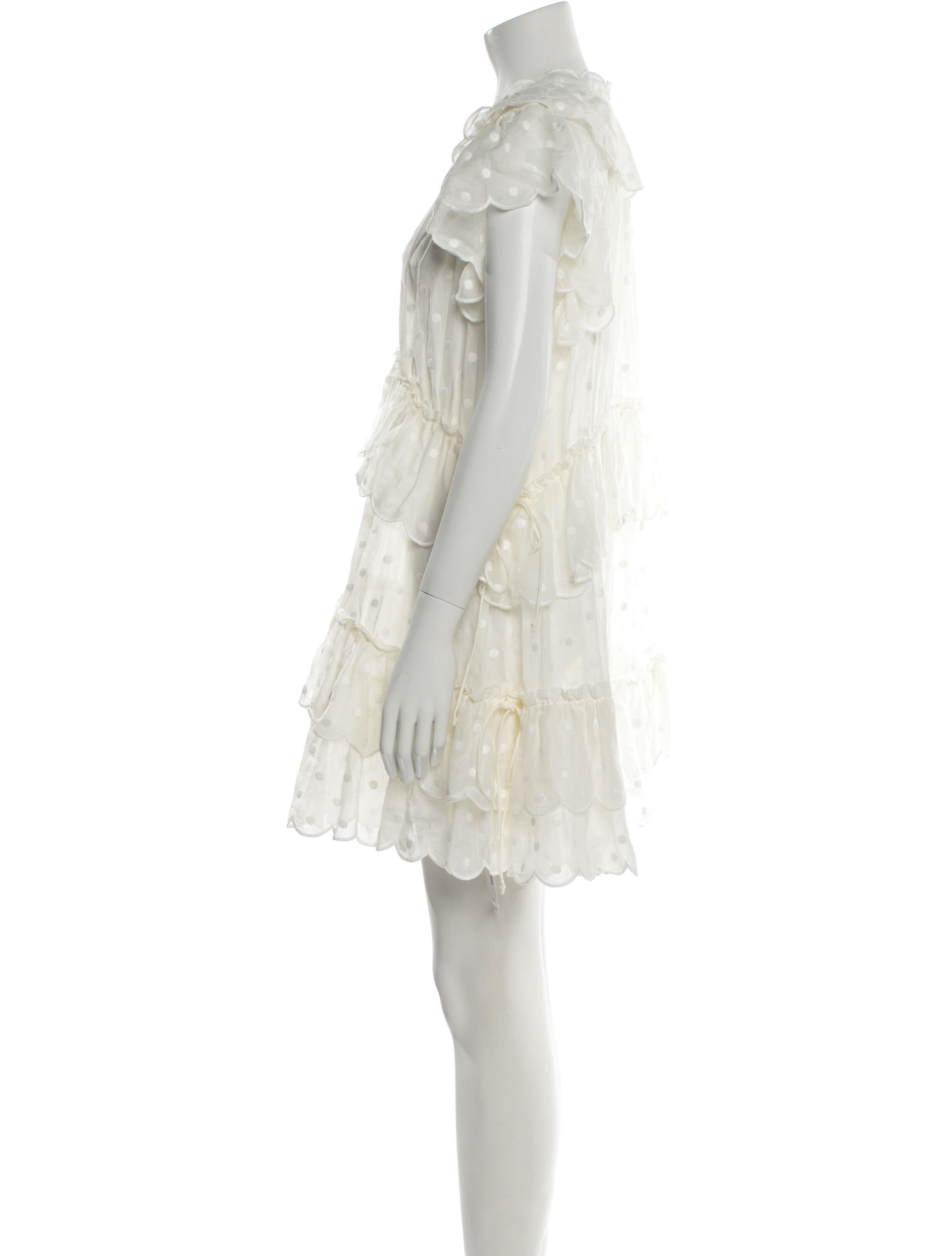 Zimmermann V-Neck Mini Dress