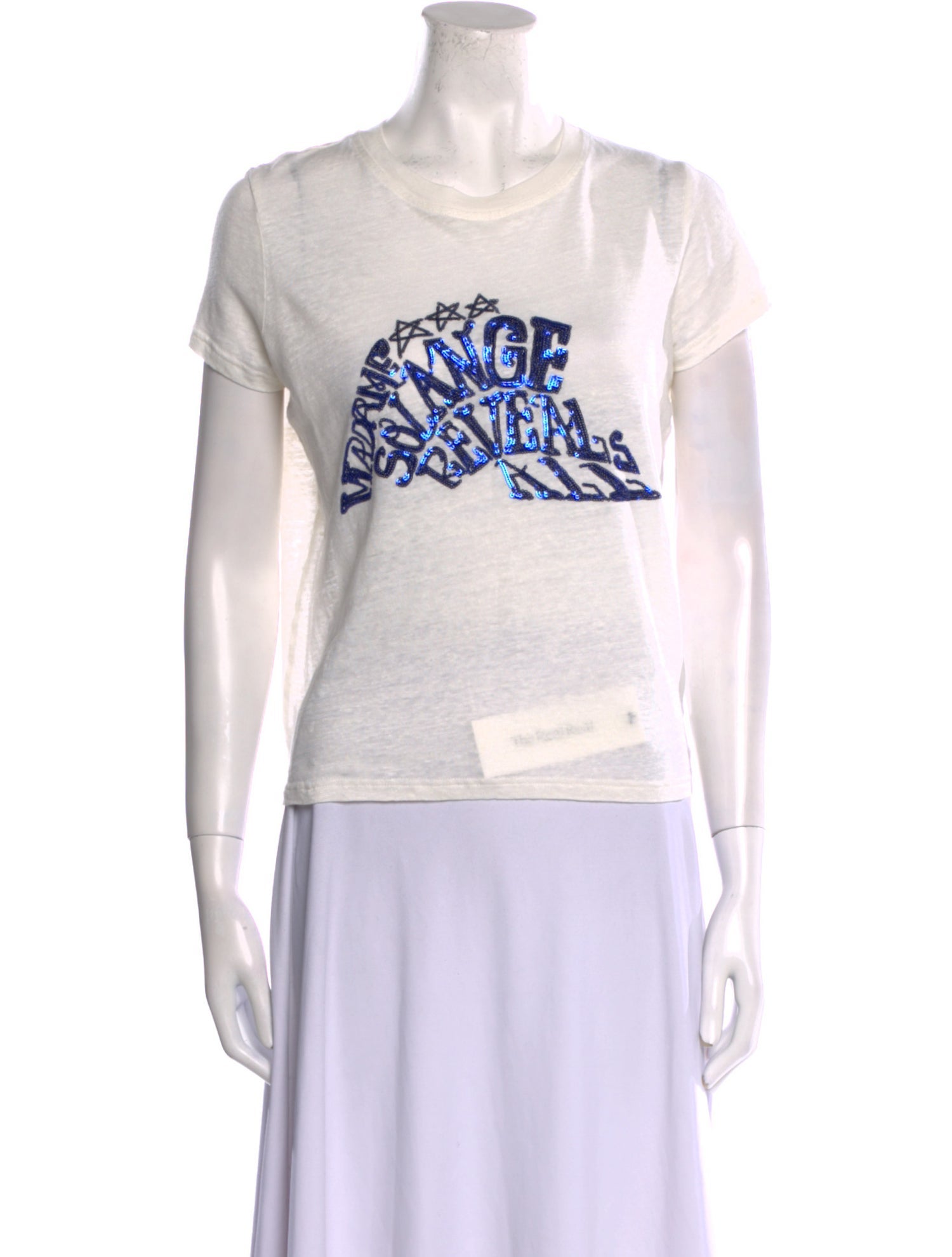 Zimmermann Linen Graphic Print T-Shirt