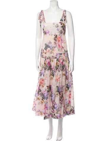 Zimmermann Dresses Floral Print Long Dress Petite