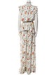 Zimmermann Printed Ruffle Embellishment Pant Set