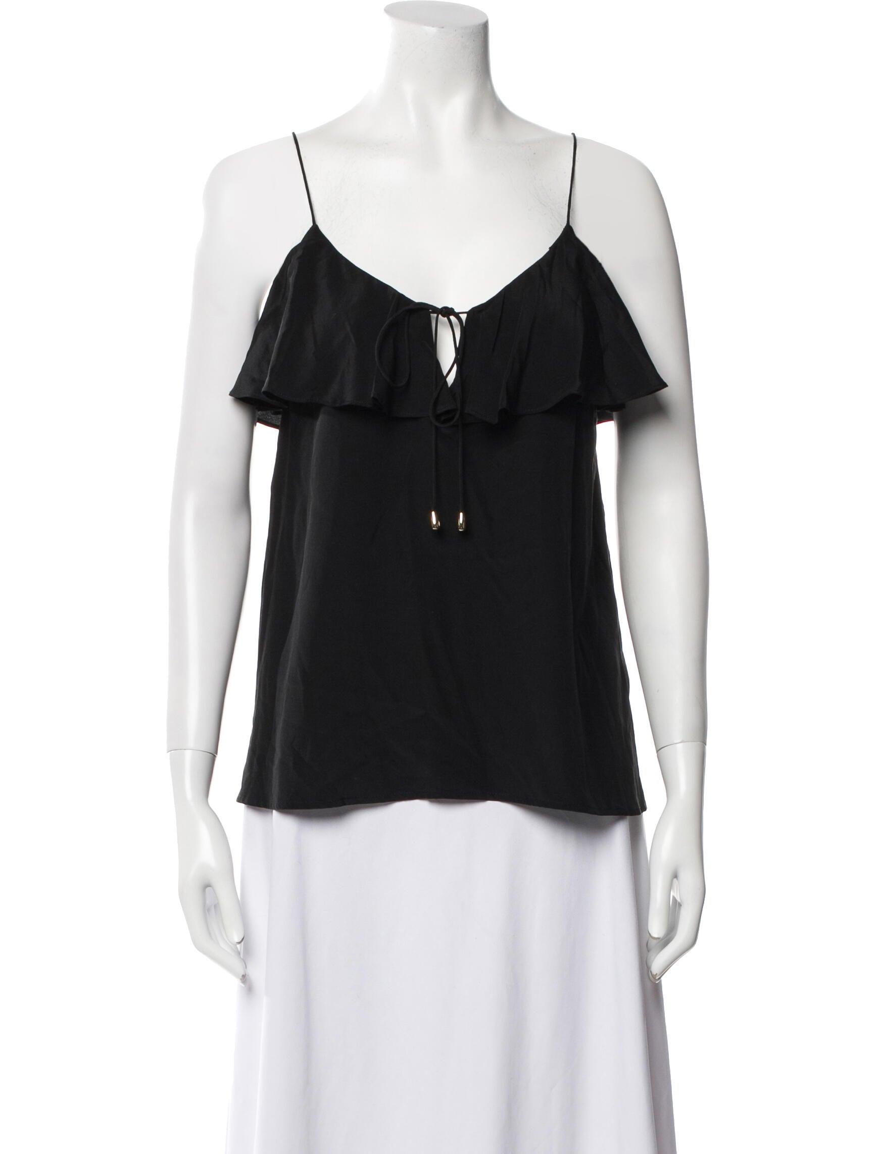 Zimmermann Silk V-Neck Top