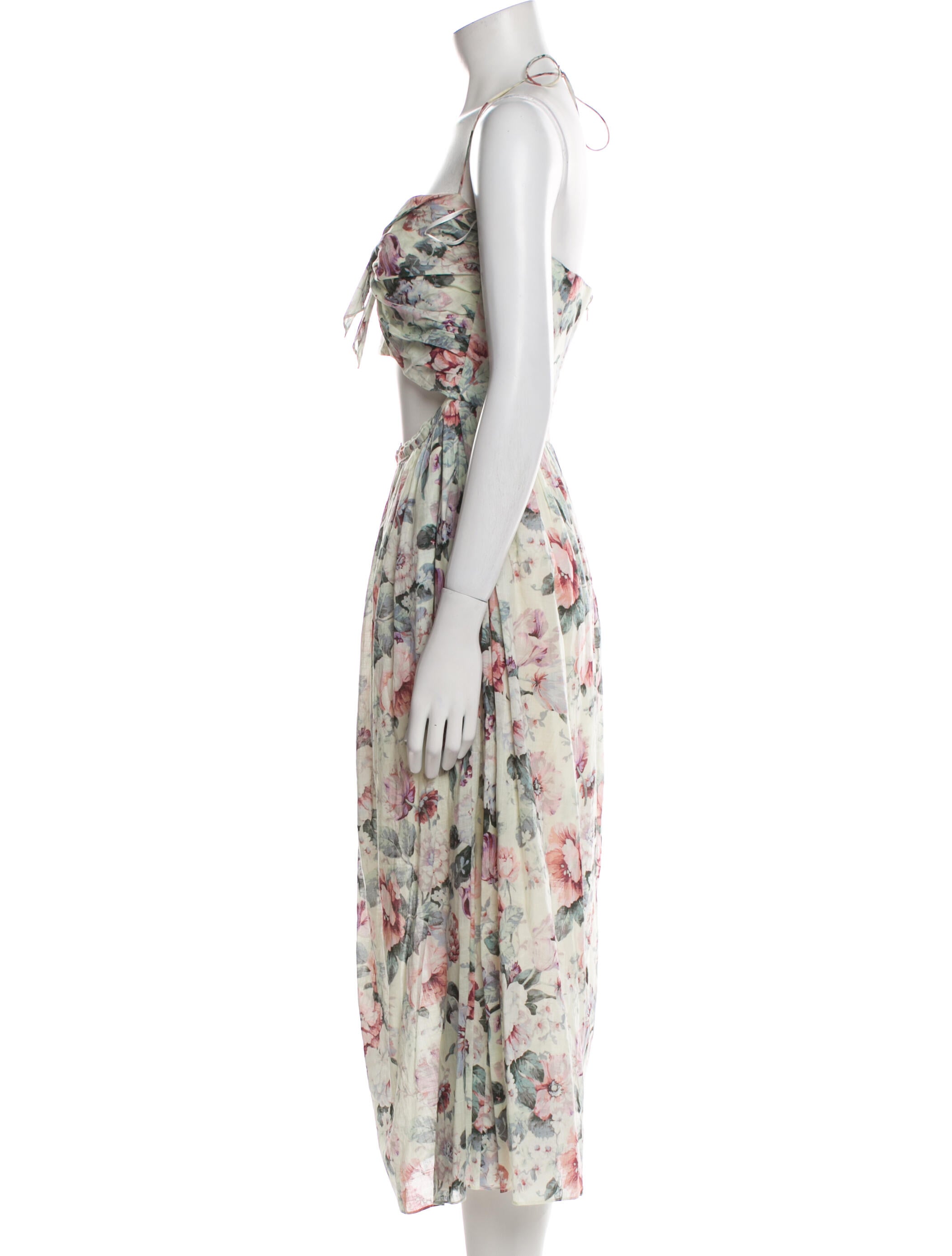 Zimmermann Floral Print Knee-Length Dress